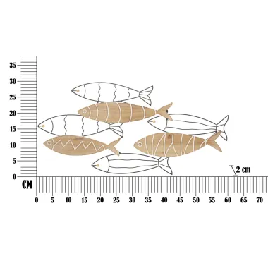Płyta ścienna FISH 60 2 30 cm